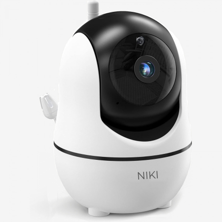 Monitoare video bebelusi - Extra Camera Add-On Compatibila cu Baby Monitoarele NIKI™ Smart 50, 51, 70, 71, HD 720p, 355° Panoramic, Functie VOX, NightVision, Temperatura Ambientala