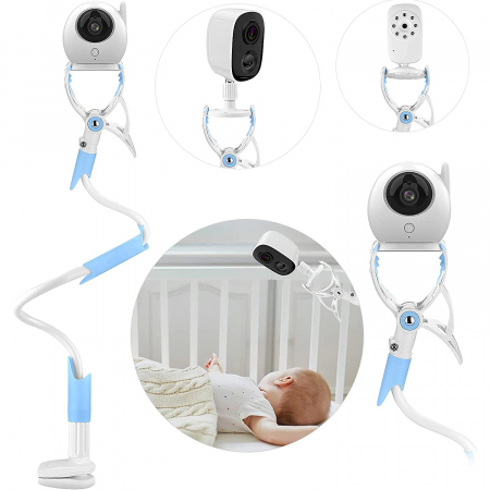 Niki Flex24 Suport Flexibil Pentru Acasa si Voiaj, Sistem De Prindere si Fixare Pentru Baby Monitor si Monitoare Audio-Video Bebelusi, Universal, 105CM [1]