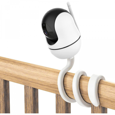 Niki Flex50 Suport Flexibil Pentru Voiaj si Acasa, Sistem de Prindere Pentru Monitor Audio-Video Bebelusi, 40 cm, Compatibil Cu Niki Smart 50, 51, 52 [1]