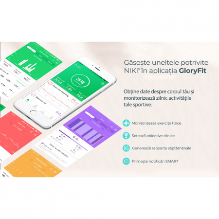 Smartwatch Niki Pro6, Display 1.85” HD Full Touch, Apelare Bluetooth, Oximetru SpO2, Ritm Cardiac, 24 Functii Sport, Notificari Retele Sociale, Monitorizare Somn, Extra Curea Silicon, Smoke Black [6]