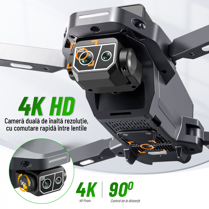 Dronă Nivazo K619 MAX acumulator 3000mAh, autonomie până la 25 minute [5]