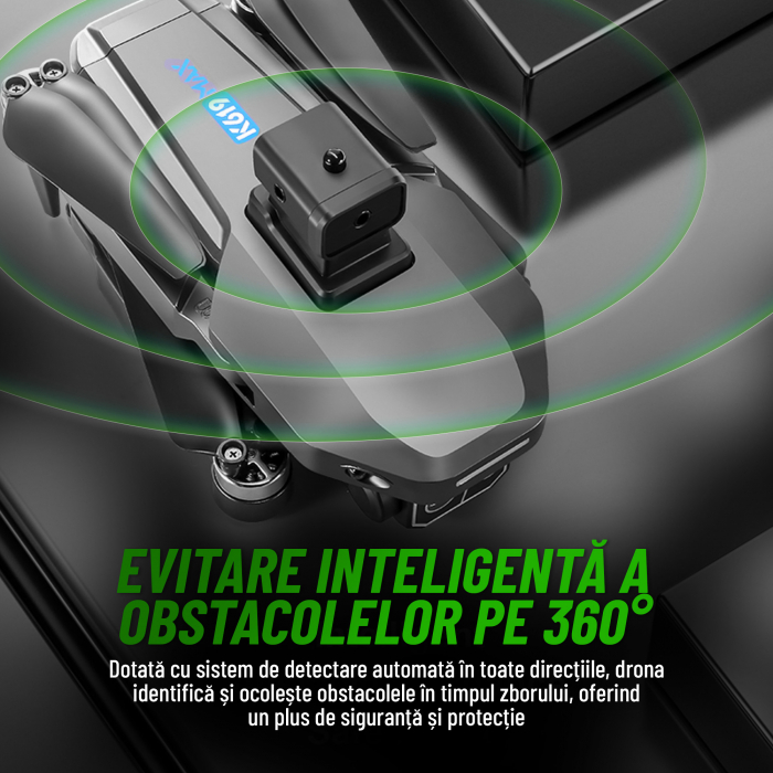 Dronă Nivazo K619 MAX acumulator 3000mAh, autonomie până la 25 minute [3]