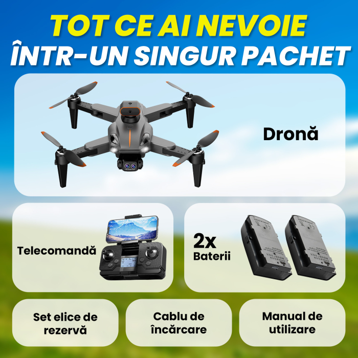 Dronă Nivazo P11 PRO MAX, autonomie până la 20 minute [7]