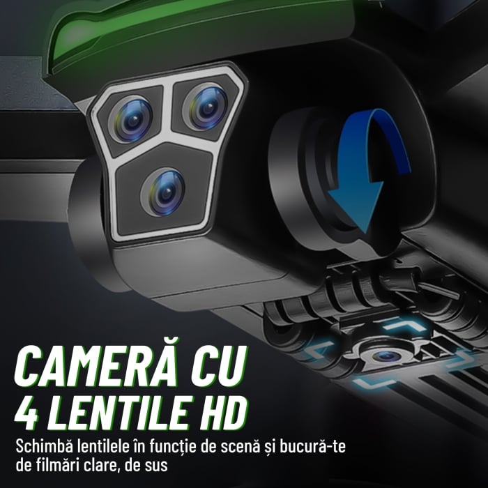 Dronă Nivazo S166, acumulator 3000mAh, autonomie până la 20 minute [3]