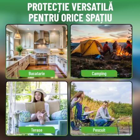 Capcana cu lipici anti insecte/muste, Nivazo® MK12, acoperire pana la 50m2, lumina atractie UV, usor de folsit, pentru interior [6]