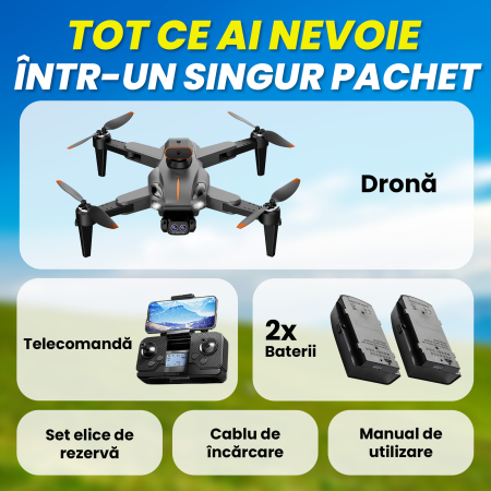 Dronă Nivazo P11 PRO MAX, autonomie până la 20 minute [6]