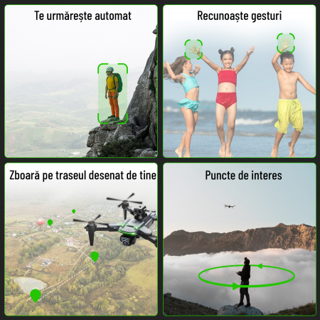 Dronă Nivazo S166, acumulator 3000mAh, autonomie până la 20 minute [4]