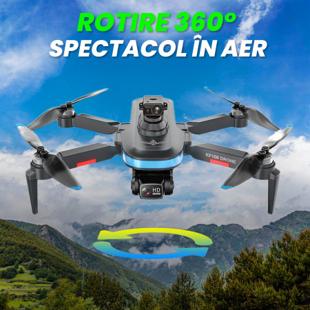 Dronă Nivazo KF108, acumulator 2200mAh, autonomie până la 22 minute [1]