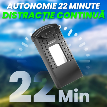 Dronă Nivazo KF108, acumulator 2200mAh, autonomie până la 22 minute [4]