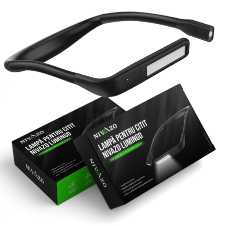 Accesorii pentru cititori - Lampa pentru citit, functie SOS, control Wifi, baterie reincarcabila de 1800mAh