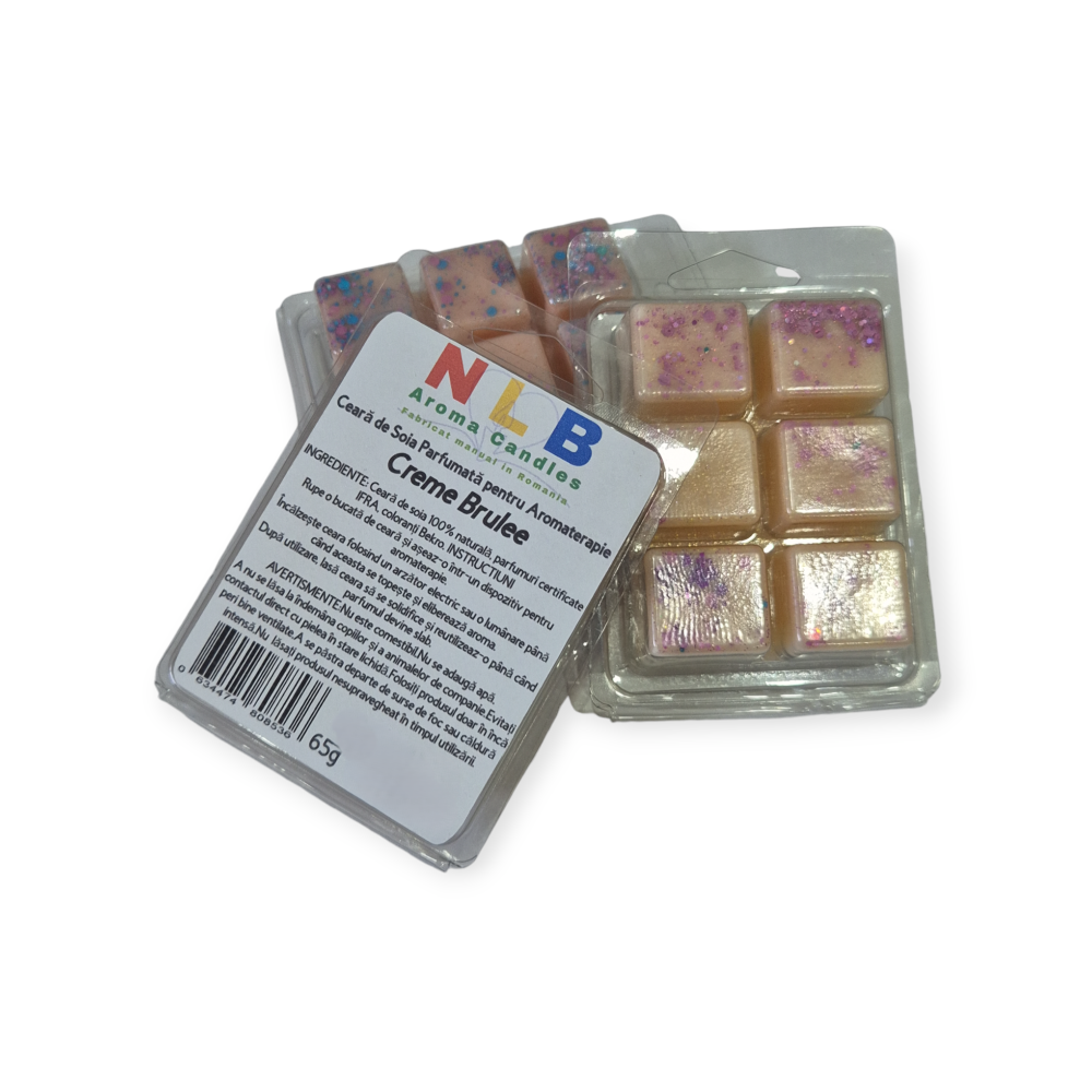 Ceară Parfumată din Soia pentru Aromaterapie, Creme Brulee, 65g [2]