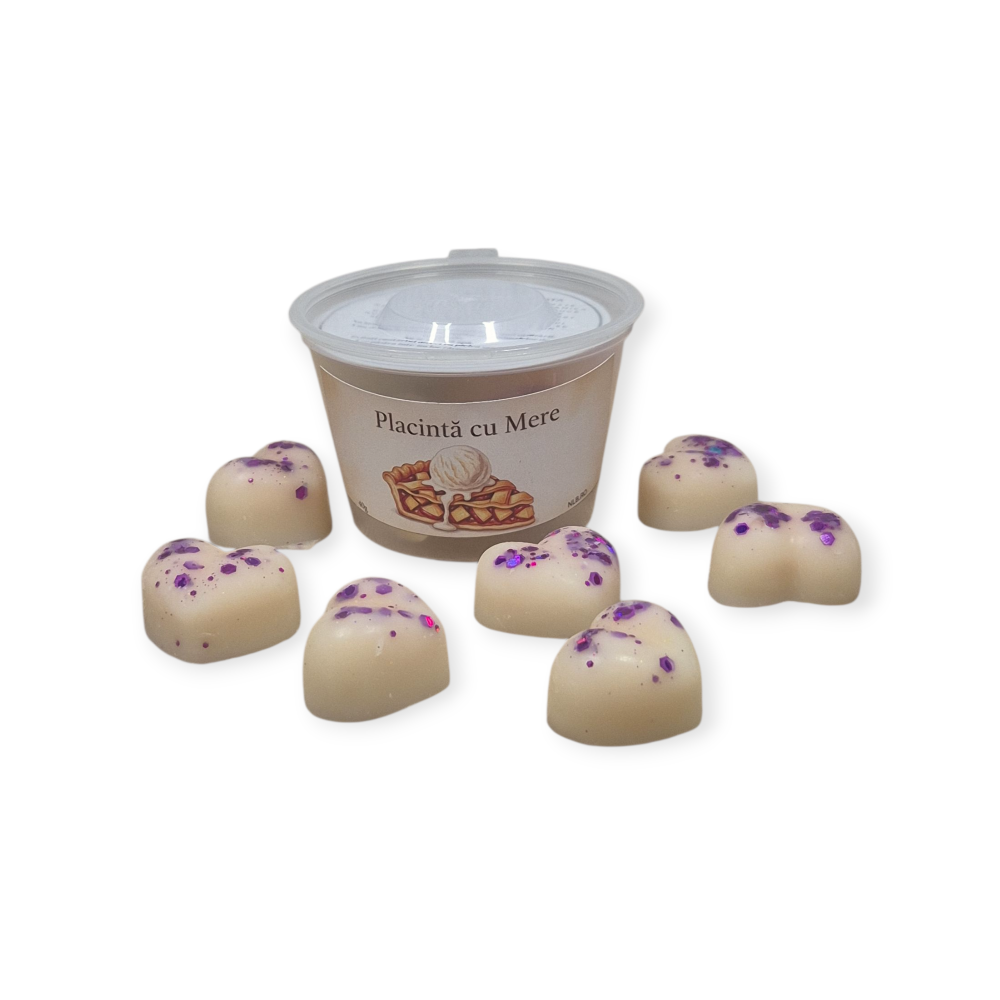 Ceară soia parfumată Plăcintă cu Mere – aromă caldă de toamnă 40g [1]