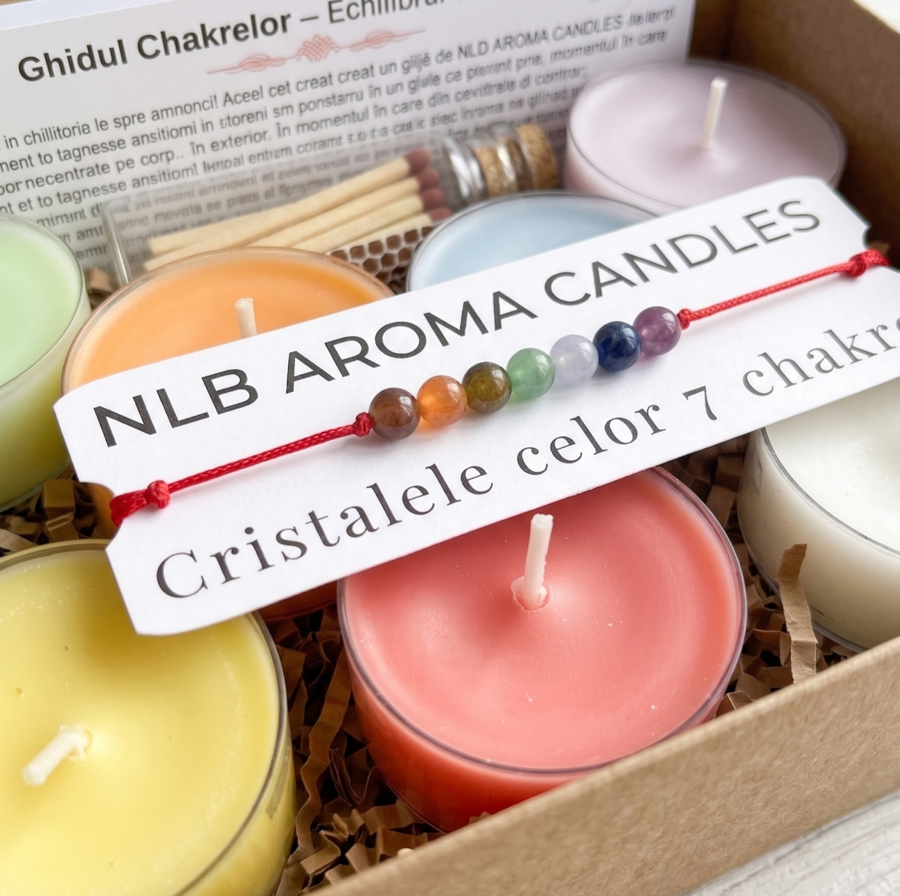 Echilibrul Chakrelor: 7 Lumânări + Brățară Cadou [3]