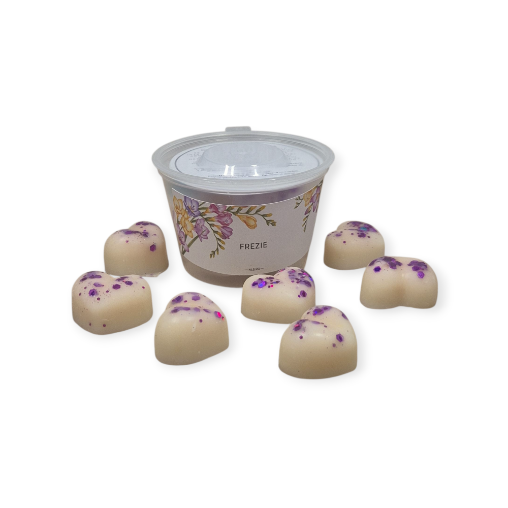 Inimioare Ceară Soia Parfumate Aromaterapie - Frezie 40g [1]