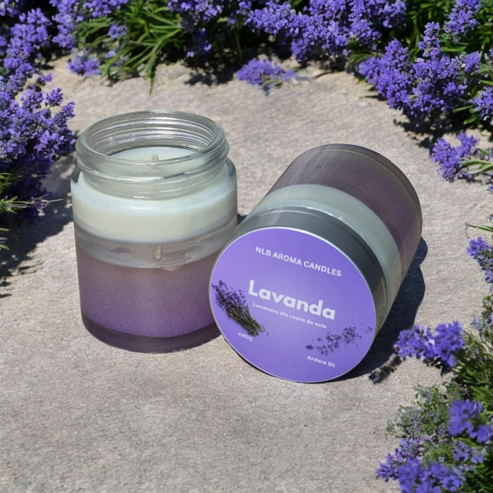Lumânare Magică handmade Lavandă 40g [4]