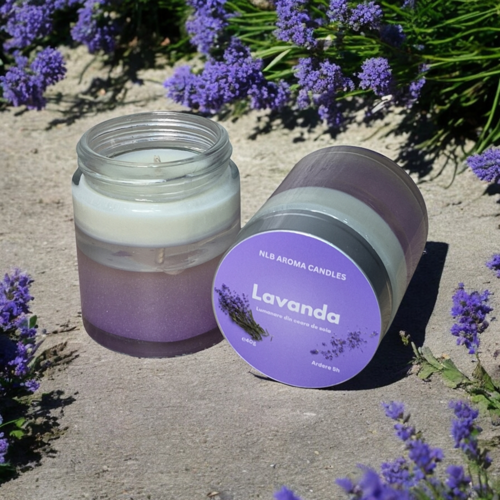 Lumânare Magică handmade Lavandă 40g [3]
