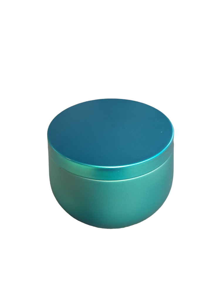 Lumanare parfumata, ceara soia, Musk si Sandalwood, cutie metalica, handmade 140g [2]