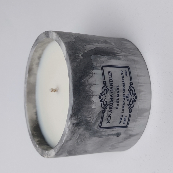 Lumanare parfumata, Ciocolata, ceara soia, fitil bumbac, handmade, nontoxic, 120 g [3]