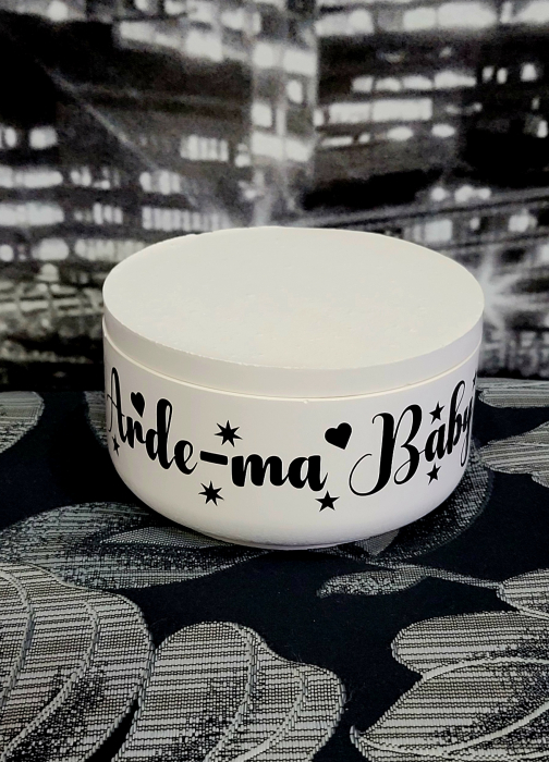 Lumanare parfumata din ceara de soia cu mesaj, Musk & Sandalwood, handmade, 150g [4]