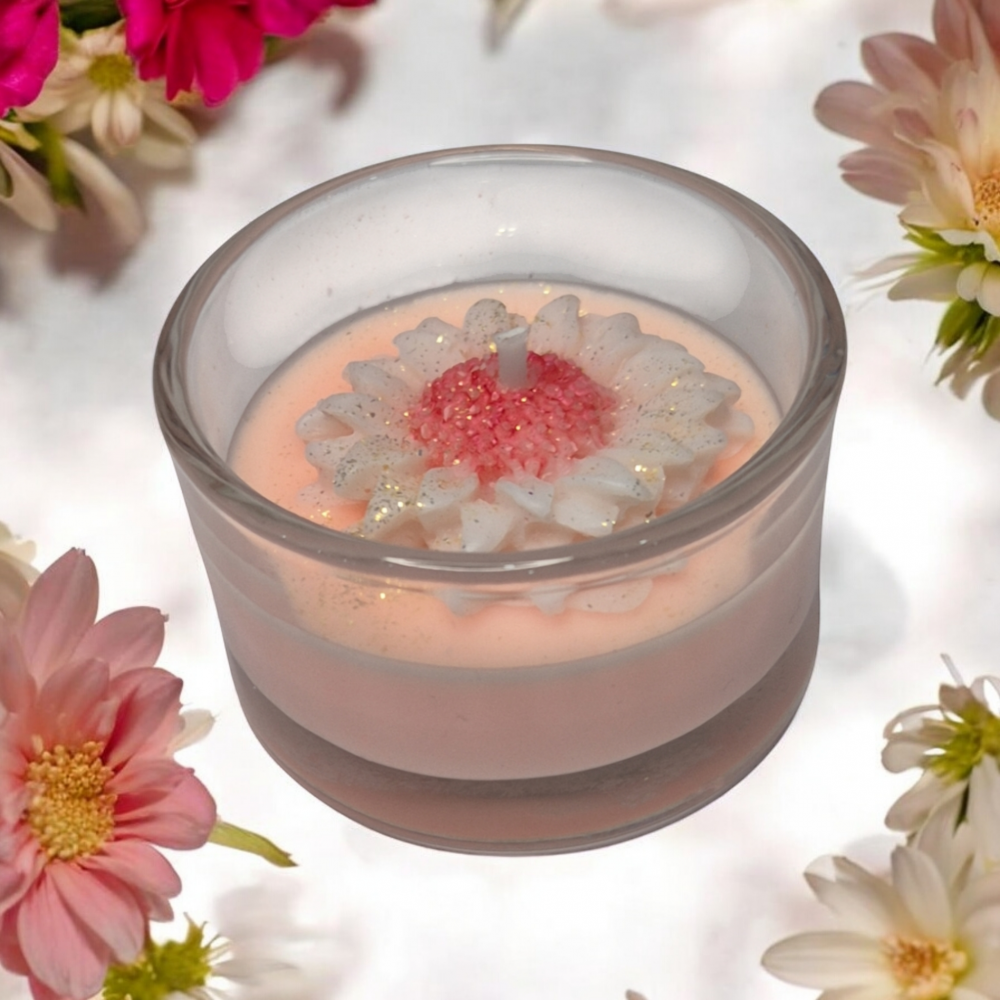 Lumânare parfumată din ceară de soia Ruby Jasmine 22g – handmade [3]