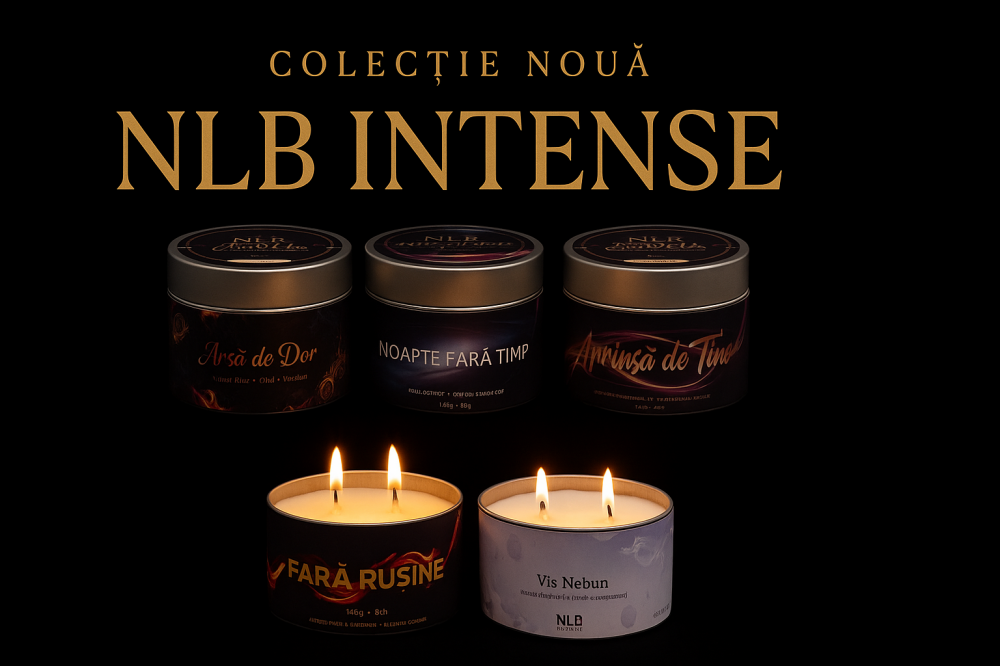 Lumânare parfumată premium 140g din ceară de soia – Noapte Fără Timp | NLB Intense [3]
