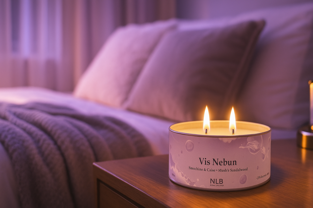 Lumânare parfumată premium 140g din ceară de soia – Vis Nebun | NLB Intense [2]