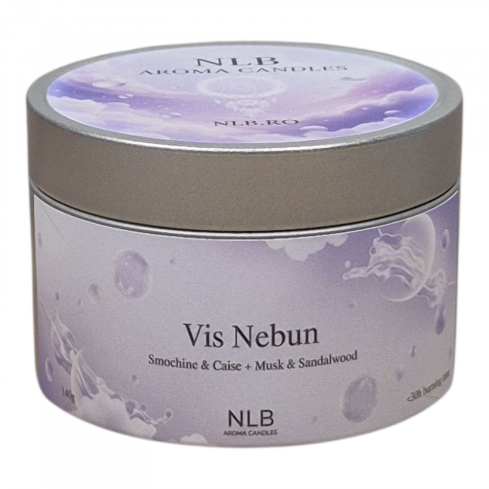 Lumânare parfumată premium 140g din ceară de soia – Vis Nebun | NLB Intense [5]