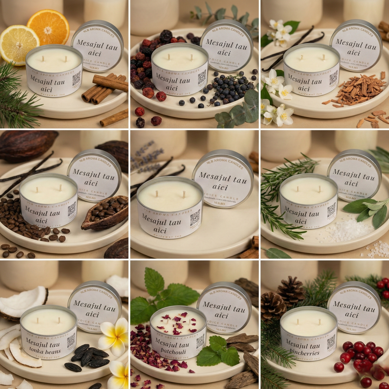 Lumânare personalizată cu mesaj audio – ceară de soia handmade NLB 140 g [2]