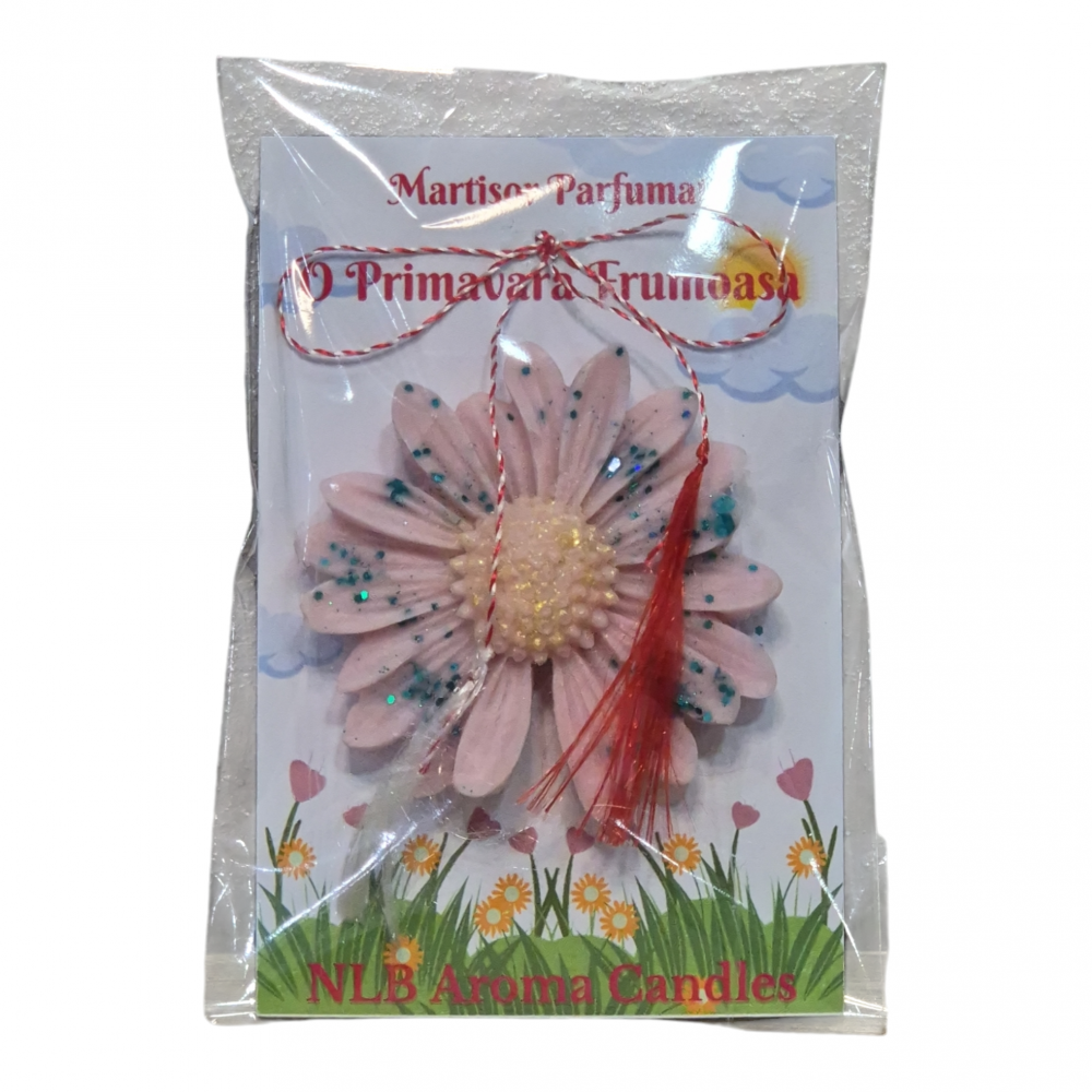 Mărțișor Parfumat din ceară de soia Magnolia Cherry 17g [3]