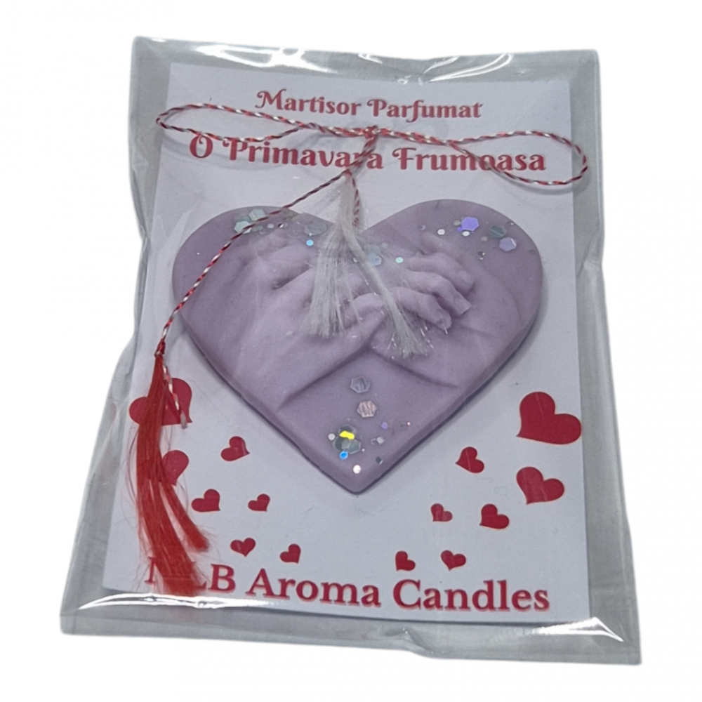Mărțișor Parfumat din ceară de soia Lavanda 17g [2]