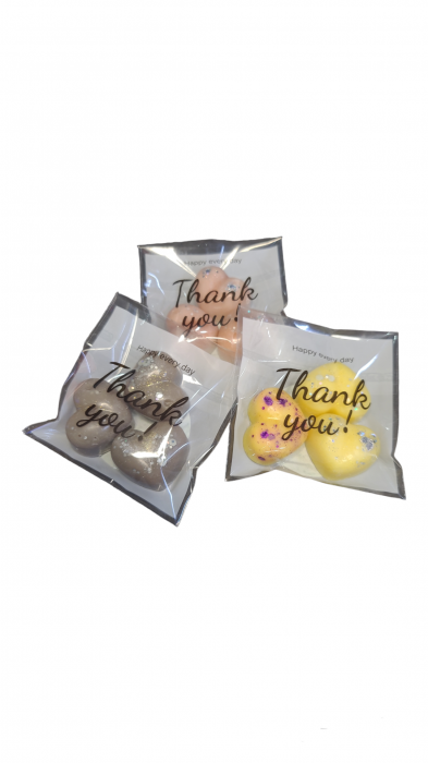 Set Aromatic de Craciun: Ceara Soia Parfumata Handmade. Arome:Ciocolata, Vanilie si Portocala 45g [3]