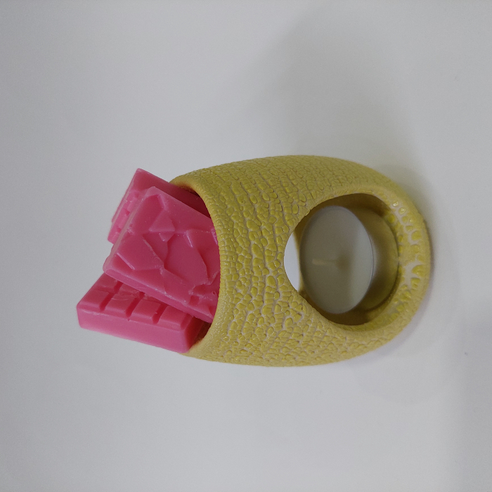 Set ceara parfumata din soia, wax melts, 30g, aromaterapie, vas ceramic, lumanare neparfumata, [3]