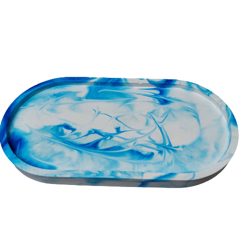 Suport lumanare,ceramic,handmade, oval, 16 cm [2]