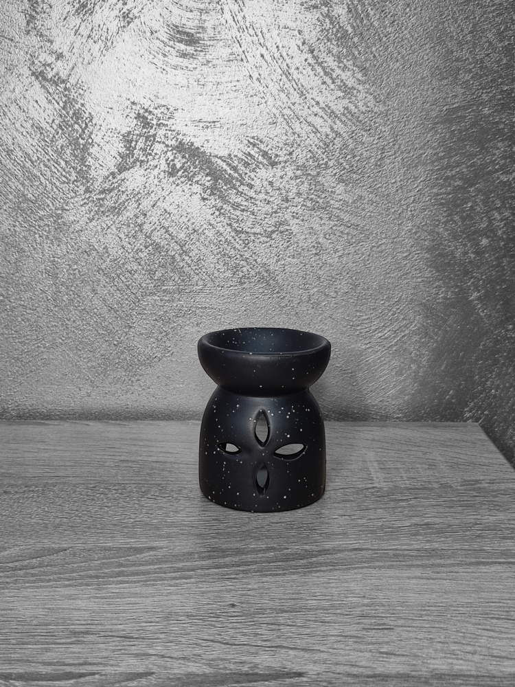 Vas Ceramic Aromaterapie Negru Mat 8 cm [3]