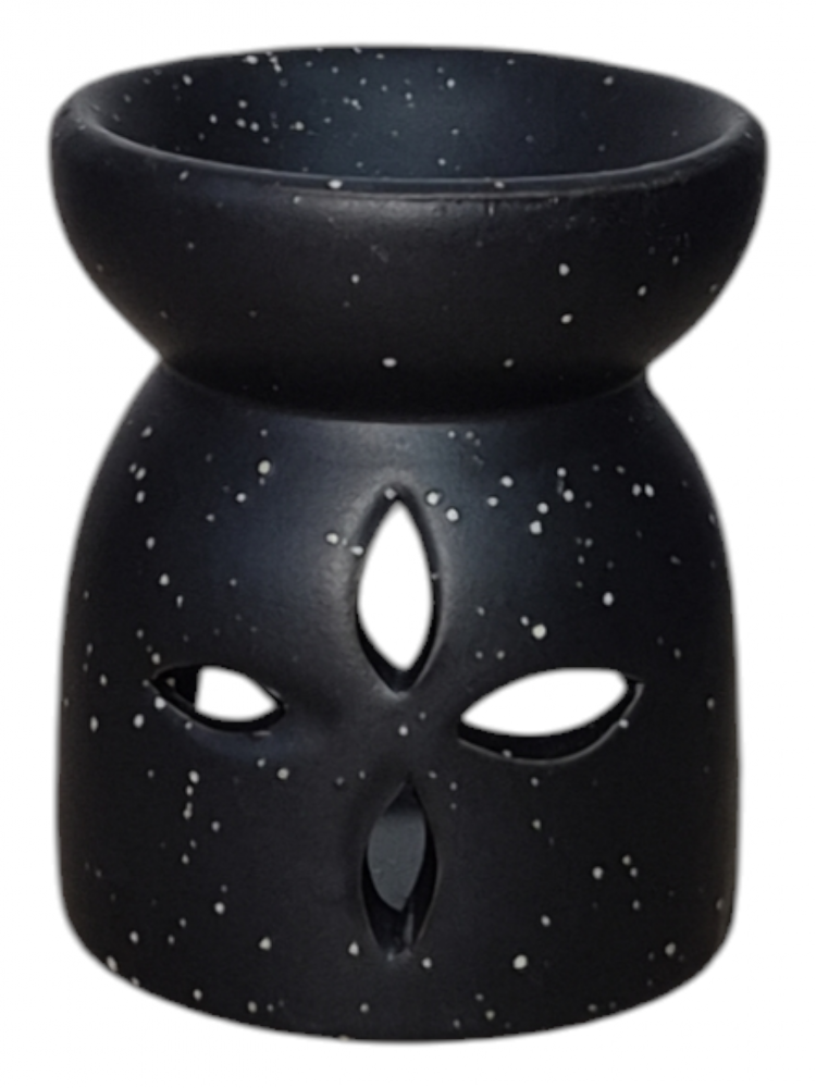 Vas Ceramic Aromaterapie Negru Mat 8 cm [2]