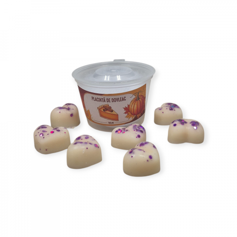 Ceara Soia Parfumata - Ceară parfumată aromaterapie handmade cu ceară de soia – Plăcintă de dovleac