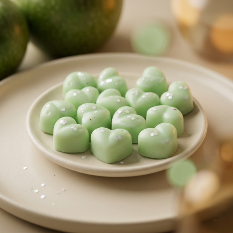 Ceară Parfumată (Wax Melts) - Ceara parfumata din soia, aromaterapie, wax melt, handmade, Mar verde, 25g