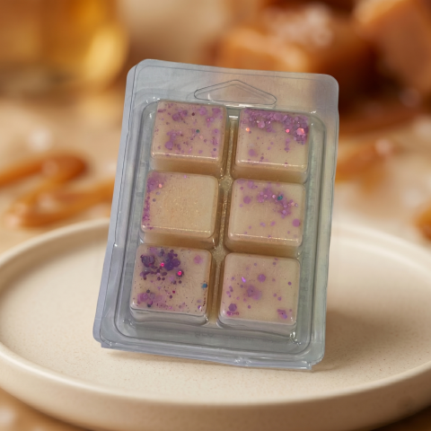 Ceară Parfumată (Wax Melts) - Ceară Parfumată din Soia pentru Aromaterapie, Caramel sarat, 65g