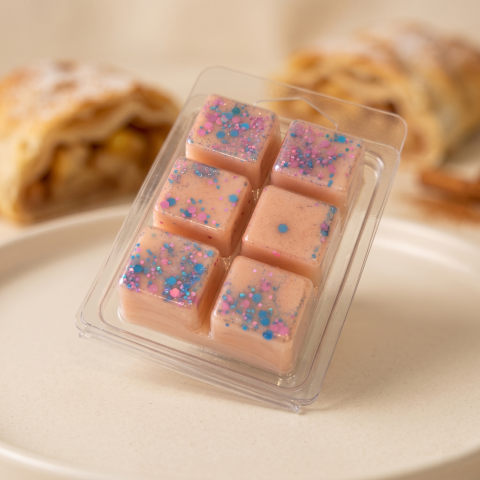 Ceară Parfumată & Aromatizoare - Ceară Parfumată din Soia pentru Aromaterapie, Strudel cu mere, 65g
