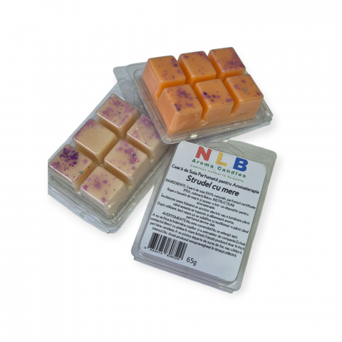 Ceară Parfumată din Soia pentru Aromaterapie, Strudel cu mere, 65g [1]