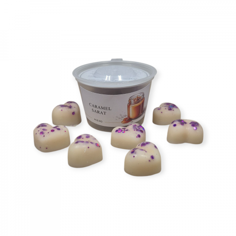 Ceara Soia Parfumata - Ceară soia parfumată Caramel Sărat – aromă dulce-sărată unică 40g