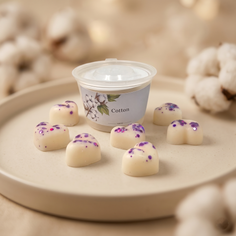 Ceară soia parfumată Cotton – prospețime curată și delicată 40g