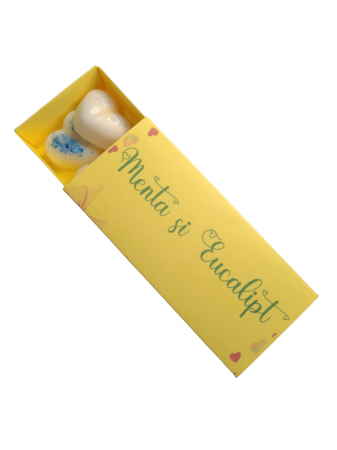 Ceara Soia Parfumata - Ceara soia parfumata, handmade, wax melt, Menta si Eucalipt, 30g