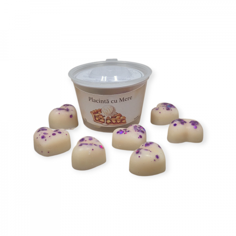 Ceara Soia Parfumata - Ceară soia parfumată Plăcintă cu Mere – aromă caldă de toamnă 40g