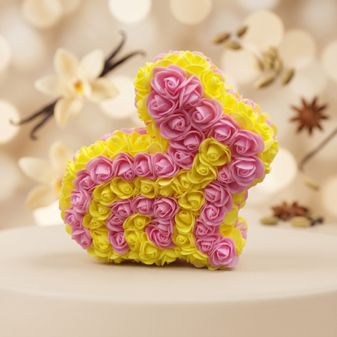 Aranjamente flori sapun - Iepuras Flori Sapun 25cm