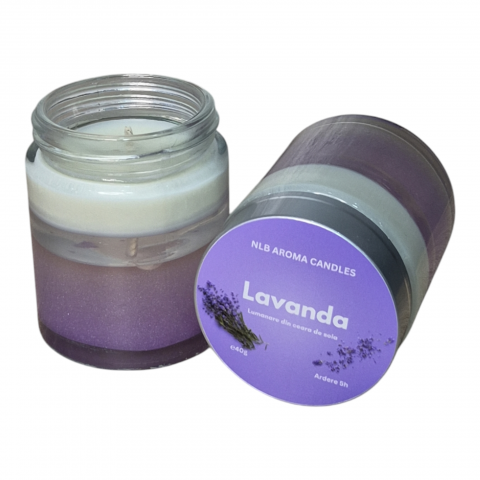Lumanari Parfumate Handmade - Lumânare Magică handmade Lavandă 40g