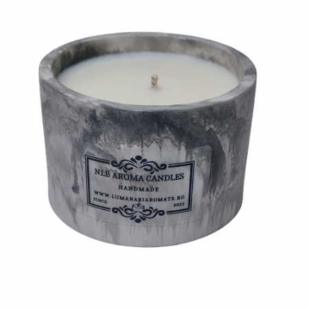 Lumanari Parfumate Handmade - Lumanare parfumata, Ciocolata, ceara soia, fitil bumbac, handmade, nontoxic, 120 g