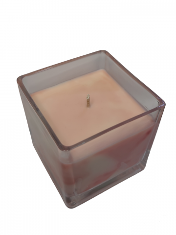Lumânare Parfumată din Ceară de Soia, Efect Marble, handmade, Fructe de Padure, 220g [2]