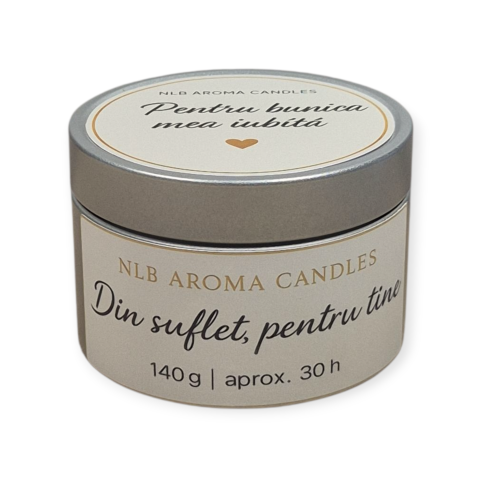 Lumânare parfumată din ceară de soia – Pentru bunica mea iubită 140g [2]