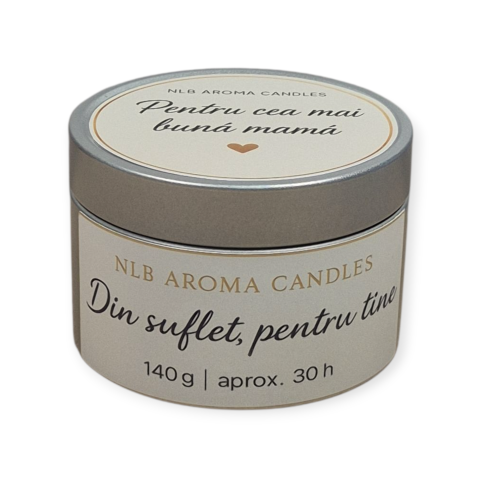 Lumânare parfumată din ceară de soia – Pentru cea mai bună mamă 140g [1]